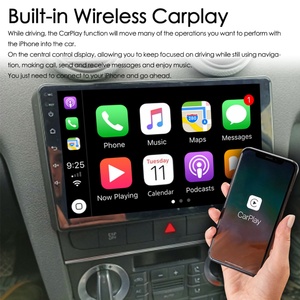 หน้าจอแอนดรอยด์ 13 ขนาด 128GB สำหรับ Audi A3 S3 RS3 ปี 2003-2012 เครื่องเสียงติดรถยนต์ GPS Carplay วิทยุในรถยนต์ เครื่องเล่นมัลติมีเดีย วิดีโอ ระบบนำทาง - Product Image 4