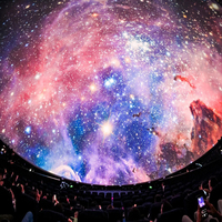 Écran de projection de dôme immersif à 360 degrés, planétarium, théâtre