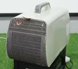 Climatiseur portable de camping extérieur 5500 BTU avec télécommande, déshumidificateur, 2 tuyaux d'évacuation pour van, tente, camping-car (blanc) - Product Image 2
