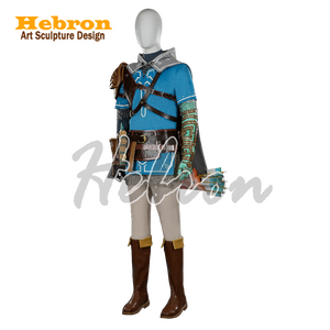 Conjunto completo personalizado de The Legend Of <span class=keywords><strong>Zelda</strong></span> <span class=keywords><strong>Link</strong></span>, colección personal, disfraz de personaje de videojuego, ropa para eventos y actuaciones - Product Image 6