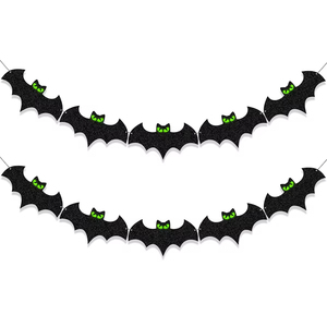 Decoraciones de Halloween al por Mayor, Guirnalda de Papel con Ojos de Murciélago Luminosos de Alta Calidad, Precio de Fábrica para Decoración de Paredes del Hogar - Product Image 2