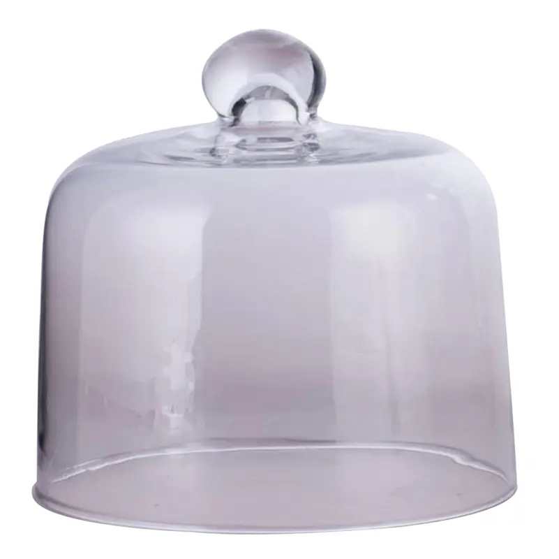 New Arrial Handmade Clear Boro silicate Glass Dome für die Aufbewahrung von Lebensmitteln