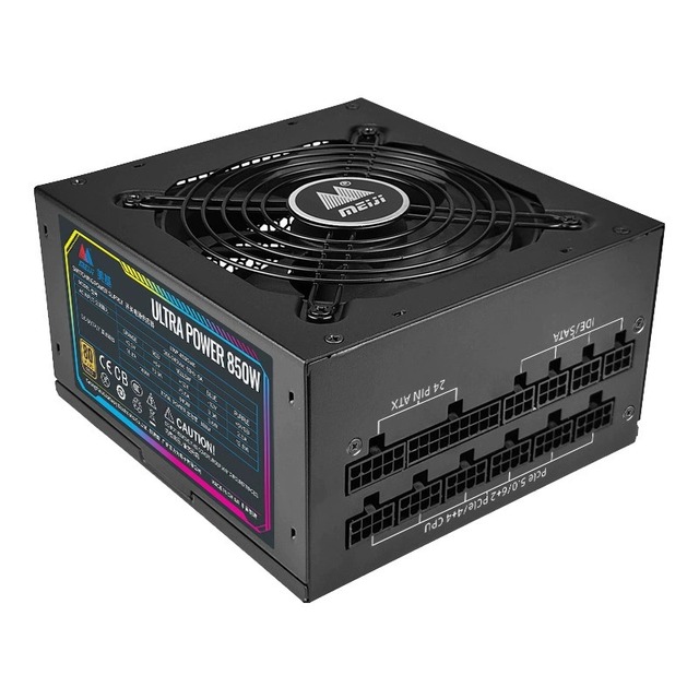 MEIJI 850W 80 Plus Gold Full Modular Server Power Supply ATX PSU PC Desktop Stock