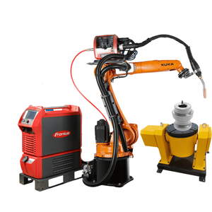 Kuka <span class=keywords><strong>KR</strong></span> หุ่นยนต์เชื่อมไฟฟ้า<span class=keywords><strong>20</strong></span> R1820-2, หุ่นยนต์เชื่อมเซลล์6แกนมีตำแหน่ง H สำหรับการเชื่อมโลหะ MiG MAG - Product Image 1