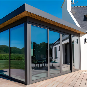 KT <span class=keywords><strong>Ropo</strong></span> Ventanas y Puertas Domésticas y Comerciales Puerta de Vidrio de Doble Uso - Product Image 6