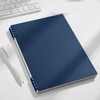 Carnet A5 à spirale en maille, en cuir, rechargeable, personnalisable, couverture souple ou rigide, impression de livres, journal personnalisé à couverture rigide