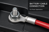Bornes annulaires en cuivre nu RNB avec placage étain anti-corrosion, connecteurs annulaires non isolés pour câblage automobile et solaire