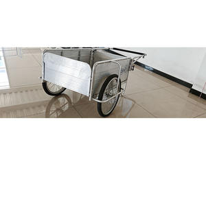 Chariot de jardin en aluminium - Chariot pliable robuste pour les travaux de jardinage, les jardins potagers et le bricolage à domicile - Product Image 3
