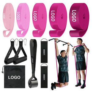 OEM 5 Level Resistance <b>Bands</b> with Handles and Ankle Straps, Full Body <b>Workout</b> Set for Men & Women - Product Image 5