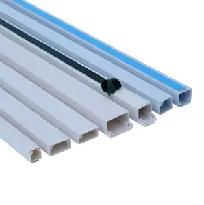 Yangın geciktirici PVC kablo kanalı 100x60 100x100 100x40 100x75 kablo kanalları katı