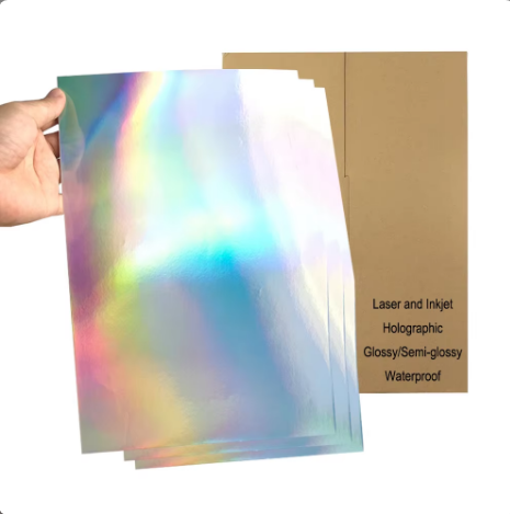 Étiquette étanche holographique