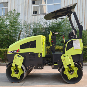 Rouleau compresseur vibrant à double tambour 4 tonnes 5 tonnes, <span class=keywords><strong>prix</strong></span> usine professionnel, petit rouleau à asphalte neuf 4000 kg pour compactage équestre - Product Image 2