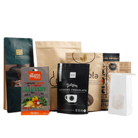 Sachets à fond plat biodégradables et écologiques pour pommes de terre, Chips, Fruits secs, noix de cajou, Snack, sacs à fermeture éclair pour l'emballage alimentaire