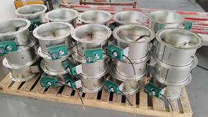 Vente d'usine <span class=keywords><strong>Vannes</strong></span> d'air électriques Amortisseur d'air électrique La taille de l'amortisseur de contrôle du volume peut être personnalisée - Product Image 4