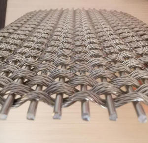 <span class=keywords><strong>Maille</strong></span> décorative architecturale tissée en câble flexible en acier inoxydable - Product Image 1