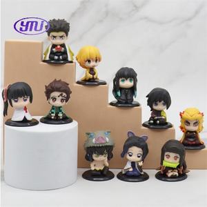 Set de 5 Figuras de Acción Miniatura de Personajes de Anime Japonés, Colección de Modelos de <span class=keywords><strong>Manga</strong></span>, Decoración de Juguetes - Product Image 1