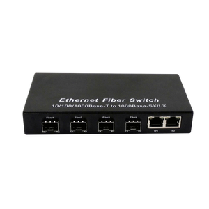 Convertisseur de média fibre optique BLIY à prix d'usine 10/100M, 4 ports fibre + 3 ports RJ45, commutateur réseau fibre optique pour caméra IP CCTV - Product Image 2