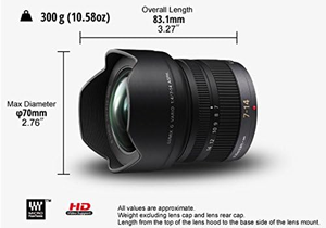 Pa Nasonic H-F007014E Vario 7-14mm F4.0 ASPH. Lente - Versión Internacional (Sin Garantía) Cámara sin Espejo con Sensor CMOS - Product Image 2