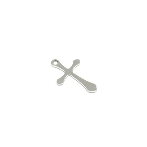 Breloques croix en acier inoxydable couleur argent et or pour bijoux DIY, collier, bracelet, pendentif, cadeau unisexe, pendentifs tendance - Product Image 4