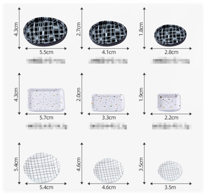 Fée jardin <span class=keywords><strong>bricolage</strong></span> <span class=keywords><strong>cuisine</strong></span> Miniature maison de poupée réaliste carré rond Rectangle nourriture fruits résine assiette servir bijoux plateau enfant jouet - Product Image 2
