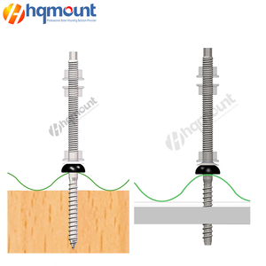 M10 M12 200/250/300/350 Mm Thép Không Gỉ Năng Lượng Mặt Trời Móc Áo Bu Lông PV Đôi Chủ Đề Tự Khoan Vít - Product Image 5