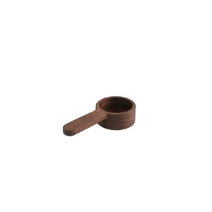Cucchiaio dosatore creativo, moderno <span class=keywords><strong>e</strong></span> semplice, vintage, con manico corto in legno massello, per caffè <span class=keywords><strong>e</strong></span> <span class=keywords><strong>latte</strong></span> in polvere - Product Image 5