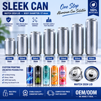 Boîtes de boissons en aluminium avec impression de logo personnalisé, 187 ml, 250 ml, 330 ml, 310 ml, 473 ml, 500 ml