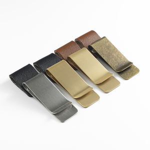 रेट्रो नोटबुक पेन क्लिप 4 रंगों को जहाज करने के लिए तैयार, पीतल धातु लूप त्वरित डिलीवरी चमड़े के पेन धारक क्लिप - Product Image 1