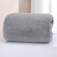Serviette de bain en coton à fibres longues, épaisse, vente en gros, 80*160cm, serviette de plage pour adulte, serviette de natation