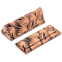 Étui à lunettes en liège naturel écologique Bestpackaging avec imprimé feuille de palmier, boîte rigide pour lunettes, logo personnalisé, approvisionnement en gros OEM ODM