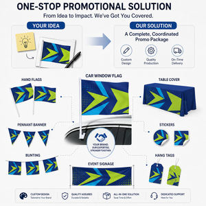 <b>Car</b> Window Flag Custom Design <b>Clip</b> On Mount Polyester Banner Sports Event Auto Parade Promotional Display Bulk Wholesale - Product Image 6