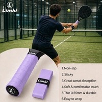 Sangle de raquette de padel antidérapante et absorbante en PU de haute qualité pour le padel, le tennis et le badminton
