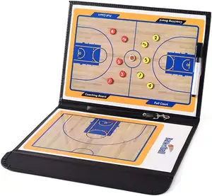 Tablero de entrenamiento de baloncesto para entrenadores, Kit de tablero magnético táctico, tablero de estrategia portátil con borrado en seco, venta al por mayor