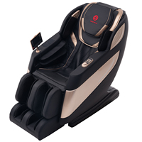 Fauteuil de massage de luxe électrique AI Smart Heat Recliner Thai Stretch 3D Robot Hand SL Track Zero Gravity Shiatsu 4D Master pour les jambes