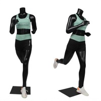 Maniquíes de Exhibición de Cuerpo Completo para Ropa Deportiva, Masculinos y Femeninos, Material FRP, para Adultos, para Exhibición en Vitrinas