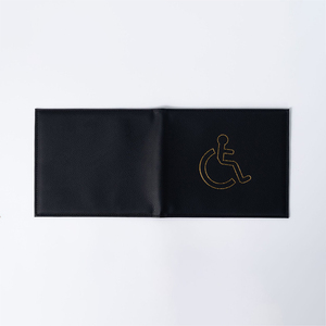 Portatarjetas de Desactivación de Gran Bretaña Personalizado para Salpicadero de Coche, Portatarjetas de Cuero PU, Cubierta Protectora para Cartel de Permiso de Estacionamiento del Reino Unido - Product Image 4