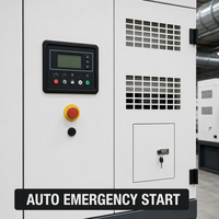 Grupo Electrógeno Súper Silencioso Parkins de 20kW, 30kW, 50kW, 100kW, 200kW, Trifásico, con Control Inteligente para Energía de Emergencia