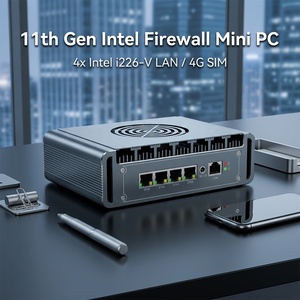 MiniTree Intel <span class=keywords><strong>I5</strong></span> 1145G7 I7 <span class=keywords><strong>1195G7</strong></span> Router Soft de 2.5G, 4x I226-V LAN, 1*COM RJ45, Mini PC Firewall, Computadora Tipo-C, PfSense, PVE, ESXi - Product Image 1