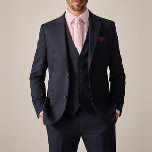 Ensemble de costume élégant pour homme, tendance, respirant, 100% coton, pour soirée et événements formels - Product Image 2