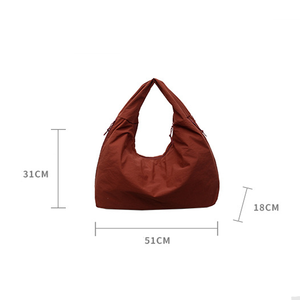 <span class=keywords><strong>Bolso</strong></span> de mano de <span class=keywords><strong>tela</strong></span> Oxford OEM, <span class=keywords><strong>bolso</strong></span> de hombro <span class=keywords><strong>impermeable</strong></span> ligero, <span class=keywords><strong>bolso</strong></span> de compras informal de trabajo de viaje para mujer - Product Image 4