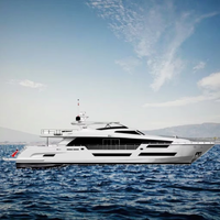 Super Luxuriöse High-End 112-Fuß Dieselgetriebene Kreuzfahrt-Yacht mit Wassertank, Brandneu und Integrierten Unterhaltungsfunktionen