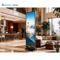 Pantalla LED para Carteles Digitales de Interior, Portátil, de Alto Brillo, GOB COB P1.25 P1.53 P1.86, 640 * 1920 mm