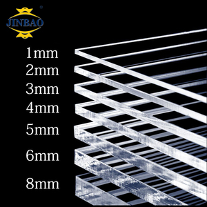 Plaques acryliques JINBAO pour sublimation sur verre, matières premières vierges, 4 mm, 15 mm, 4 pi x 8 pi, surface solide pour découpe laser, <span class=keywords><strong>prix</strong></span> compétitifs - Product Image 3