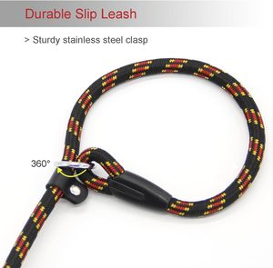 Guinzaglio a slitta NIBAO resistente per cani, guinzaglio da addestramento da 1,5 m, robusto e regolabile per cani di taglia piccola e media (4,5-36 kg) - Product Image 6