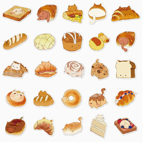 Etiqueta adhesiva impermeable de dibujos animados a precio de fábrica, impresión UV, pegatina de cuenta de mano de colores DIY, pegatina adhesiva de PVC en forma - Product Image 5