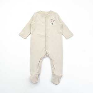 Combinaison à manches longues pour bébé nouveau-né, printemps et automne, garçon et fille, combinaison en coton pour bébé - Product Image 4