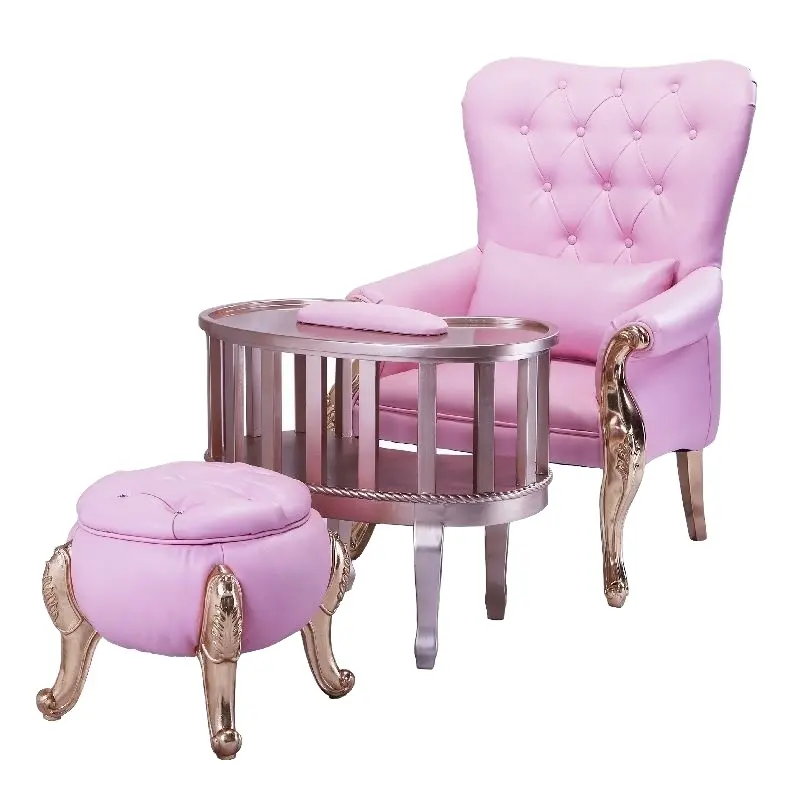 Оптовая продажа, оборудование для ногтей, современный стол для ногтей, розовый стол для ногтей, Маникюрный Стол и Стулья