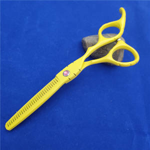 กรรไกรตัดขนสัตว์เลี้ยงสีสันสดใส 6 นิ้ว กรรไกรตัดขนแบบแบน สไตล์การ์ตูน สะดวกสำหรับสุนัข แมว แหล่งกำเนิดซูโจว ขายส่ง - Product Image 4