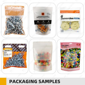 Machine d'emballage et de comptage automatique de bonbons compressés, de bonbons au lait et de menthes en sachets préformés Doypack à 4 plaques vibrantes - Product Image 2