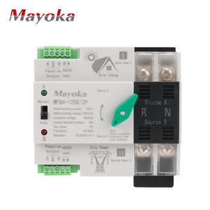 Invertisseur photovoltaïque WFQ4-125R/2P Ats 220V, commutateur <span class=keywords><strong>de</strong></span> transfert automatique pour charges critiques - Product Image 1